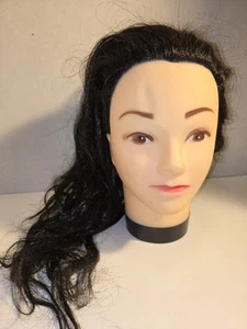 Schaufensterpuppe Kopf Friseur Praxis Attrappe Requisite brünett. BESCHREIBUNG LESEN - Bild 1 von 6