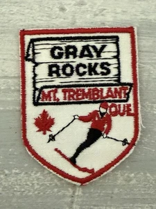 Vintage Canada SNOW SKI GRAY ROCKS MT. TREMBLANT QUEBEC Patch - Picture 1 of 4