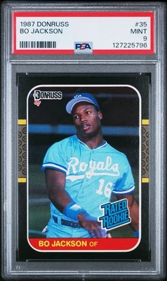 Donruss #35 1987 Bo Jackson PSA 9 Foto 1 de 2