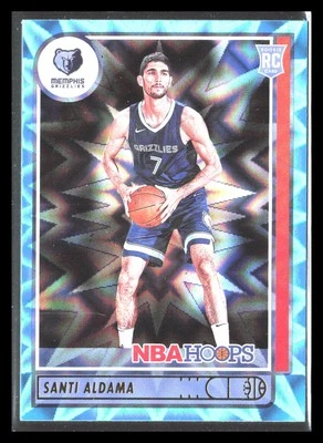 Santi Aldama 2021 Hoops #207    Teal Explosion Memphis Grizzlies - Image 1 of 2