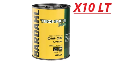 10 L Olio Motore Auto Bardahl Technos XFS AV504 0W30 ACEA C3 VW 504.00 507.00 - Immagine 1 di 3