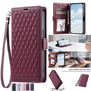 For LG K40 V30 Q60 K50 G6 Leather Flip Stand Shockproof Wallet Case Phone Cover - Picture 1 of 17