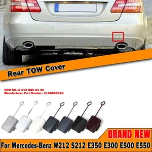 Hintere Abschlepphaken Abdeckkappen für Mercedes-Benz W212 S212 2009–2012 Braun - Bild 1 von 9