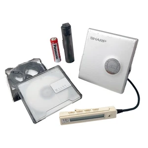 Sharp MD-DK301-S AUVI MiniDisc Player + Remote & Accessories - Tested Working MD - Picture 1 of 23