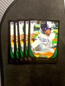 2011 bowman #12 SALVADOR PEREZ ROOKIES LOT (7) KANSAS CITY ROYALS NM/MT - Picture 1 of 2