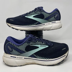Brooks Ghost 14 Azul Chaquetón/Yucca Zapatos para Correr Tenis - Para Mujer EE. UU. Talla 8 D - Imagen 1 de 7