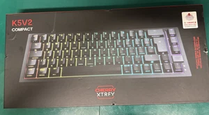 CHERRY XTRFY K5V2 Compact Mechanical RGB TKL Gaming Keyboard - Black - Picture 1 of 10
