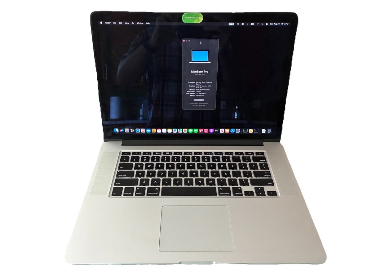 2012 Apple MacBook Pro 15.4 Inch Laptops for sale - eBay