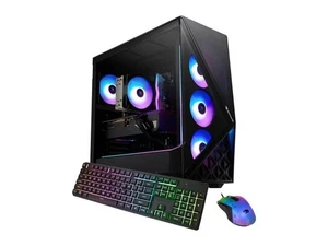 iBUYPOWER Slate Gaming PC Desktop - AMD Ryzen 7 8700F, AMD Radeon RX 6600 8GB, 1 - Picture 1 of 12