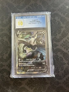 Lugia V 186/195 CGC 10 Pristine 2022 Pokémon Silver Tempest Alternate Art - Bild 1 von 2