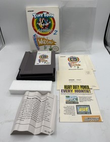 Tiny Toon Adventures 2 Trouble In Wackyland CIB NES Game 100% Complete In Box