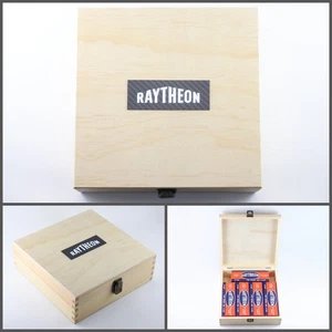 RAYTHEON Vacuum Tube Storage Wooden Box +5pcs free boxes for 2A3 245 280 807 - Picture 1 of 12