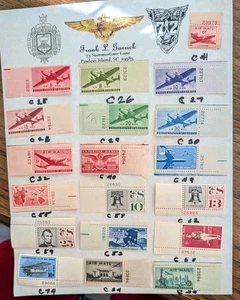 Scott Air Mail 19 stamps C25 C74 - Picture 1 of 1