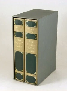 The Family Mark Twain Volumes I & II in Slip Case Luxury ed. Harper & Row ©1972 - Picture 1 of 8