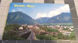 Postal 1970 Wailuku, Maui Hawaii vista aérea - Imagen 1 de 2