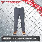 Clogger Mens Treecrew Chainsaw Pants (Tu11d) Grey Size Xxs-3Xl