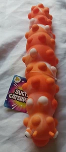 Nuevas ventosas de juguete Caterpillar Autismo naranja/blanco inquieto - Imagen 1 de 4
