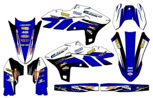 2024-2025 YZ 250 F 4 TIEMPOS VELOCIDAD Blue Senge Kit Gráficos Compatible con - Imagen 1 de 4