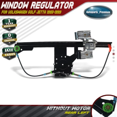 Регулятор стекла без двигателя для Volkswagen Golf Jetta 1993-1999 задний водитель слева - Изображение 1 из 4
