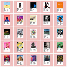 Polaroid Style Album Art Rap Hip-Hop Titles 100+ To Choose High Quality A4 / A3