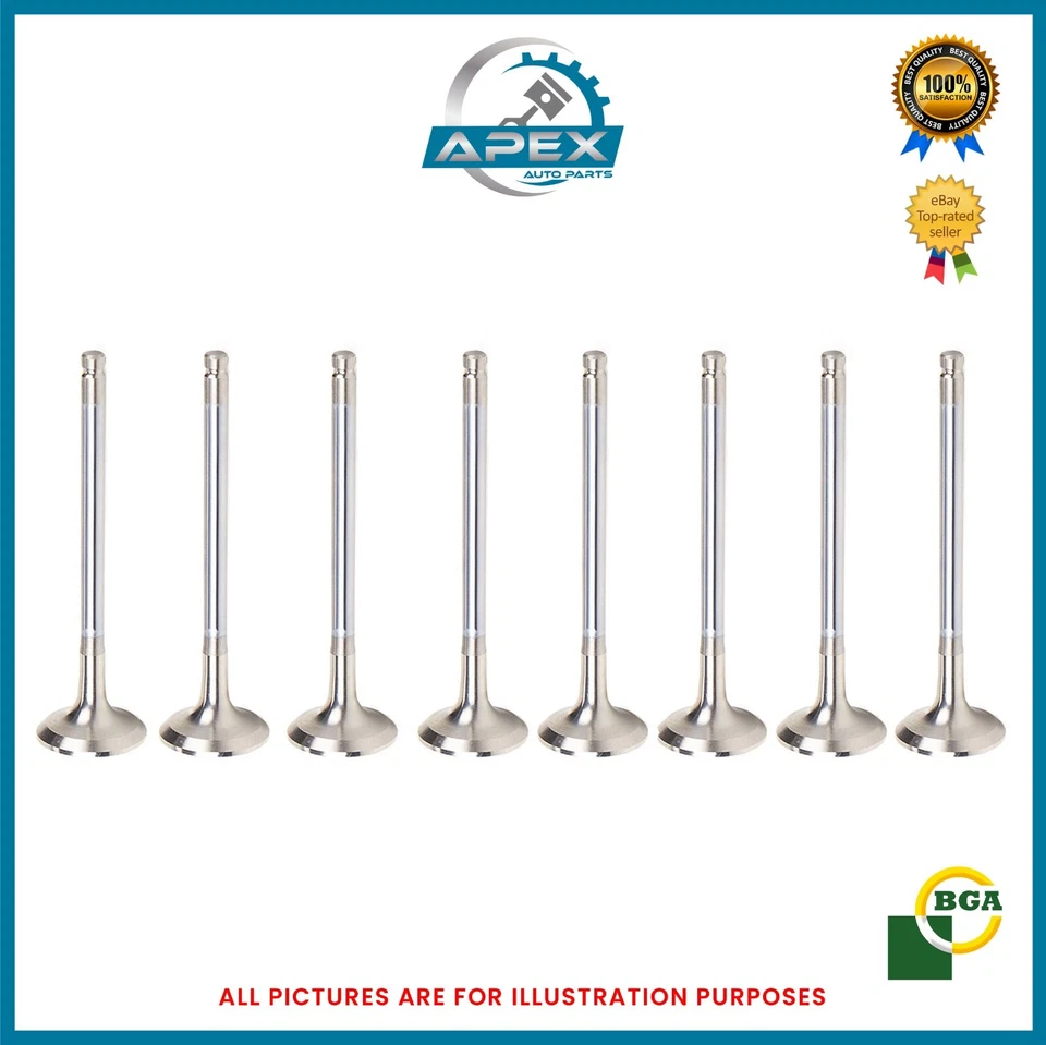 Audi A3 1.2 TFSI Cjza Cjzb Moteur Essence Échappement Soupape BGA Marque - 8PCS - Photo 1/4