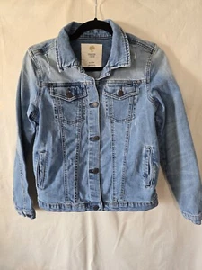 Trucker + Tate Kids Denim Jacket Unisex Size Xl (14/16) - Picture 1 of 6