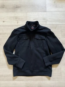 Victorinox Mens Black Zip Up Jacket Tailored Fit (Fits Large) - Picture 1 of 4