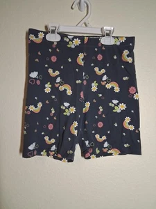 Wonder Nation Shorts Summer Indie Hippie Casual Floral Rainbow Y2K Large 10/12 - Picture 1 of 5