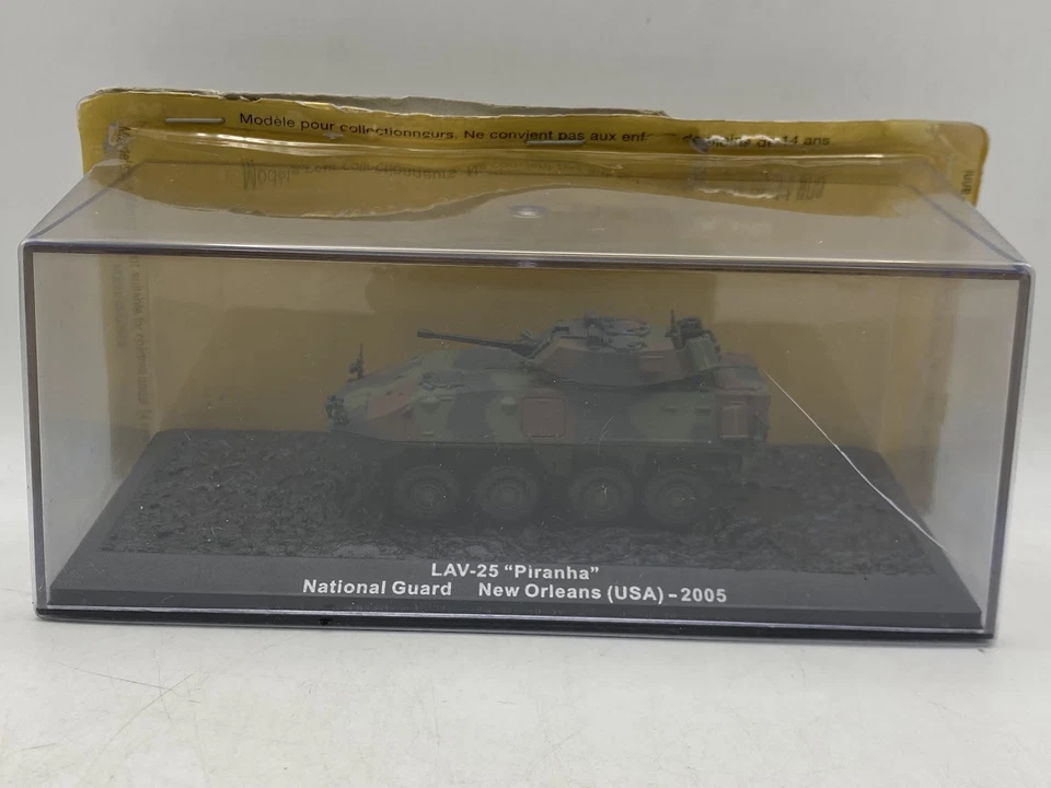 * Lav-25 Piranha Guardia Nacional Nueva Orleans EE. UU. 2005 tanque 1:72 Altaya Foto 1 de 1