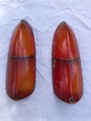 Original OEM Ferrari 250 GTE PF 330 American Fiat 1600S 1500 tail light lens -PR - Imagem 1 de 4