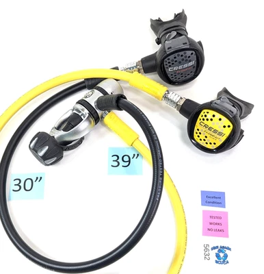 Juego Regulador Completo Cressi XS Compacto AC2 Yugo 1ª, 2ª Etapa, Octo EXCELENTE Foto 1 de 4