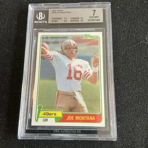 Joe Montana RC 1981 Topps #216 BGS 7 - Picture 1 of 2