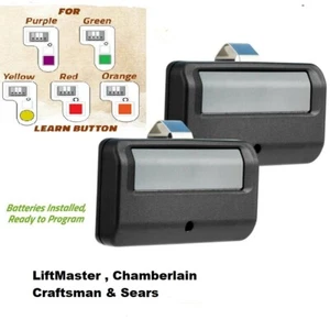 2 For 891LM LiftMaster Remote Transmitter Garage Door Security+ 2.0 Learn - Picture 1 of 2