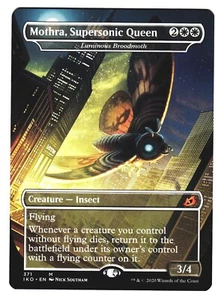 MTG - Ikoria IKO 2020 - 371 Luminous Broodmoth MOTHRA SUPERSONIC QUEEN SHOWCASE - Picture 1 of 10