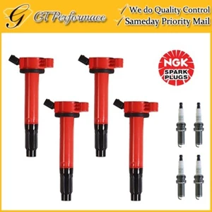 Performance Ignition Coil & NGK Spark Plug 4PCS for Scion tC/ Camry RAV4 Sienna - Picture 1 of 8