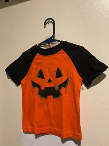 Jack-o-lantern Graphic T-shirt For Kids Size 4T (Great For Halloween Season!!!) - Picture 1 of 3