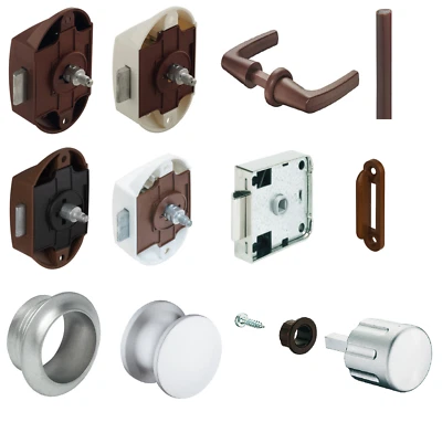 Häfele PUSH-LOCK Möbelschloss Druckknopf-Verriegelung Caravan Schloss Drehstange - Bild 1 von 4