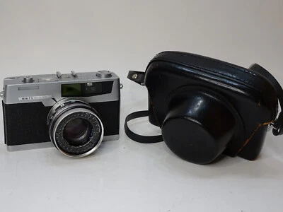 CÁMARA TELÉMETRO PETRI 7 S VINTAGE CON LENTE PETRI ÁMBAR C 45mm 1:1.8, estuche * Foto 1 de 4