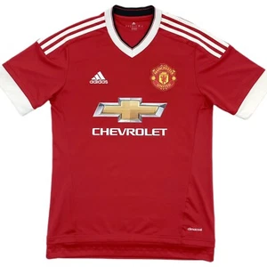 Camiseta deportiva roja de Adidas Manchester United AC1414 para hombre talla S - Imagen 1 de 7
