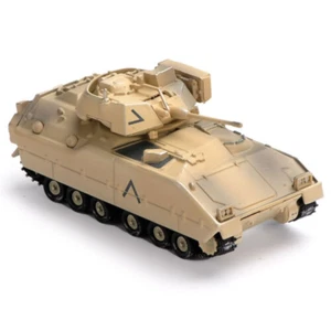 1:72 US Army M2A2 Infantry Fighting Tank Model Diecast Military Battle Tank Cars - Picture 1 of 9