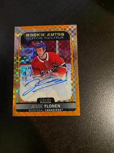 2021-22 OPC Platinum Jesse Ylonen Orange Checkers Rookie Auto /15 RARE - Picture 1 of 2