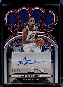 Aaron Nesmith /49 Auto Indiana Pacers Pink Crown Royale