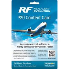 Horizon Hobby RealFlight Evolution RC Airplane Flight Simulator $20 Content Card