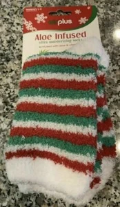 AIRPLUS Womens ALOE & Vitamin E Infused Spa Socks Overnight Moisturizing - Picture 1 of 4