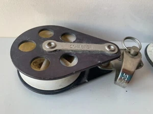 Schaefer 506 Swivel Block Shackle 2" Dia. Delrin Ball Bearing Sheave Boat Marine - Picture 1 of 4