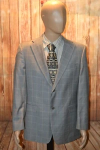 Daniel Cremieux Men Loro Piana Wool Check 2 Front Button Sports Coat Sz 42R - Picture 1 of 13