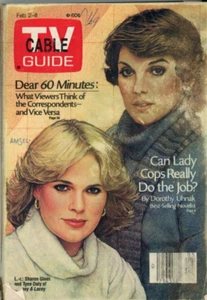 VINTAGE TV GUIDE COVER FEBERARY 2ND. 1985 SHARON GLESS " - VERY GOOD - Picture 1 of 1