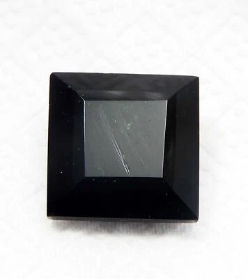 Natural EGL Certified Square Shape Black Spinel Loose Gemstones 6.50 Cts - Image 1 of 4