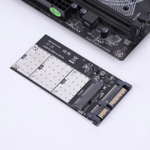 Scheda modulo scheda riser scheda convertitore adattatore SSD MSATA a SATA per P - Foto 1 di 9