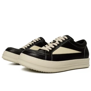 RRRRi)c)k Owens Men's shoes low top single shoe thick sole lace-up - Picture 1 of 26